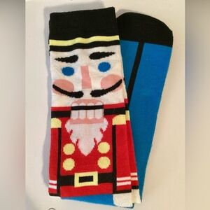 NWOT Nutcracker Ballet Themed Christmas Knee High Socks Women’s Regular Shoe Sz